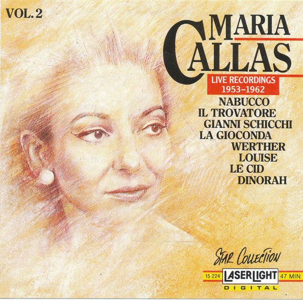Maria Callas - Maria Callas: Live Recordings 1953-1962, Vol. 2, Nabucco / Il Trovatore and more (CD)