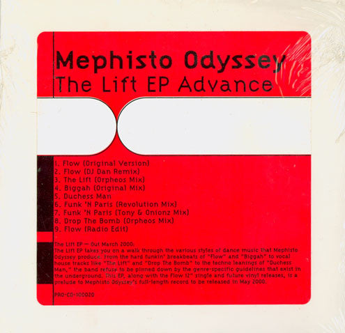 Mephisto Odyssey - Lift Ep (CD)